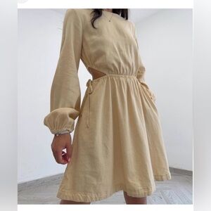Universal Thread Women's Balloon Long Sleeve Mini A-Line Dress size Small